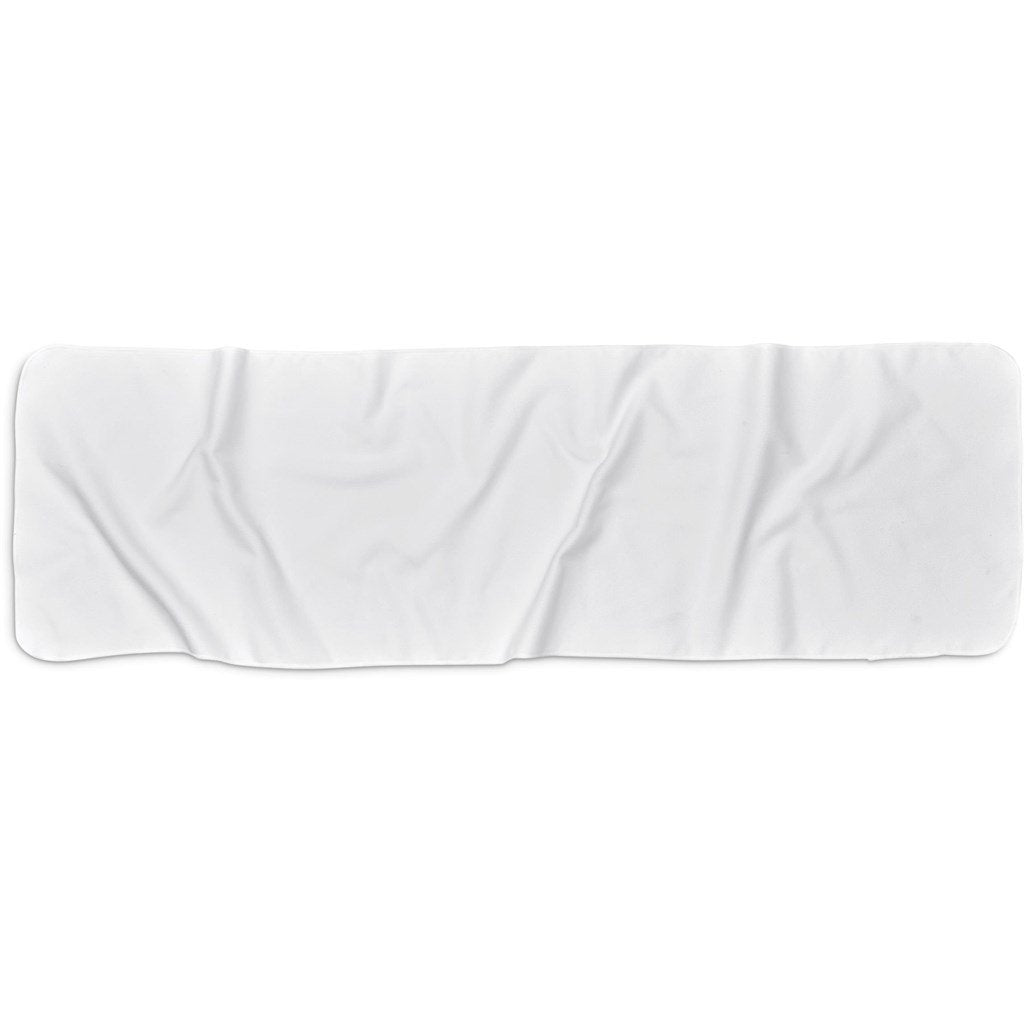 Pre-Production Sample Custom Relay Sports Towel - Single Sided SOLID WHITE - School Accessories,Custom and Fitness