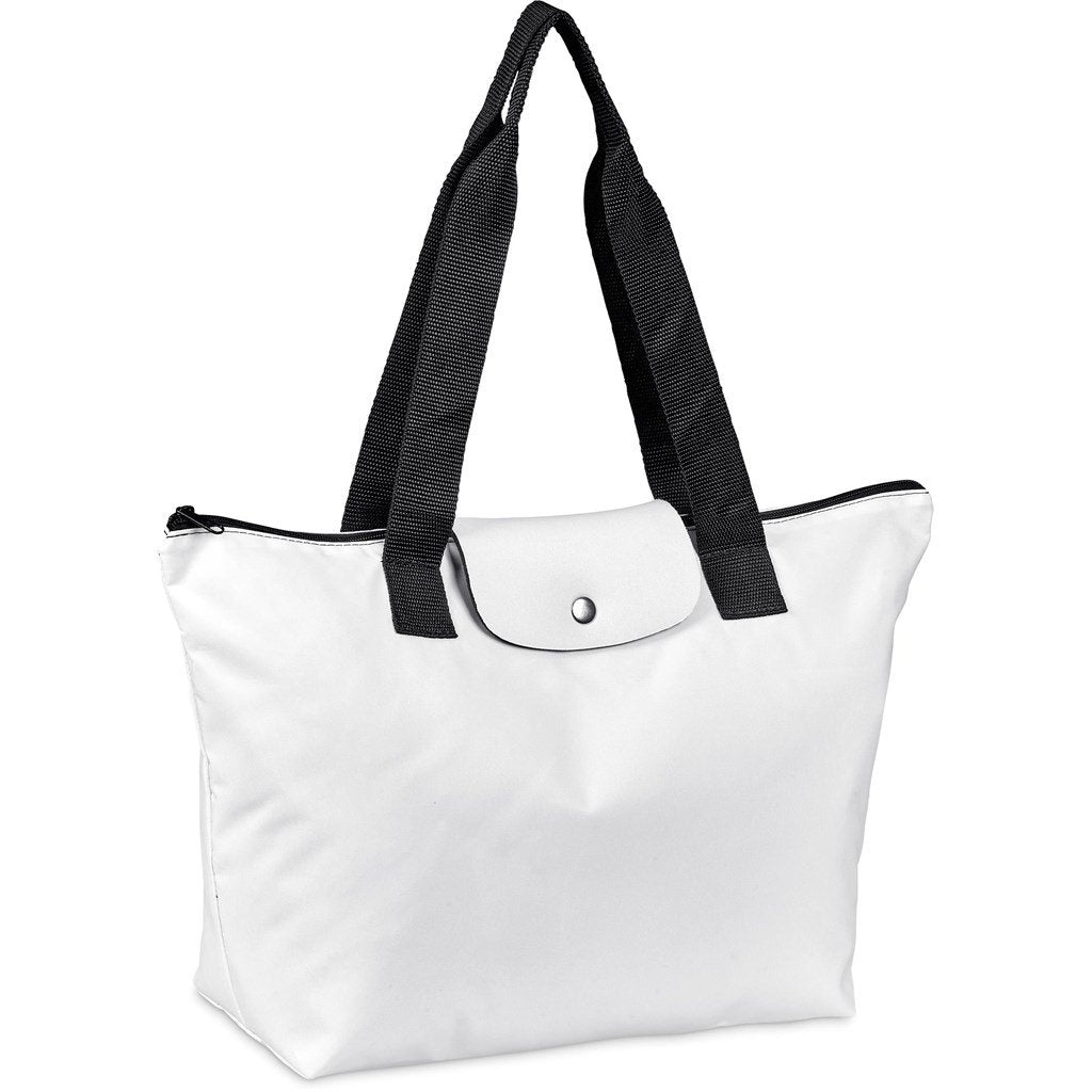 Pre-Production Sample Custom Rosebank Polyester Roll-Up Tote Bag - Shopper and Bags