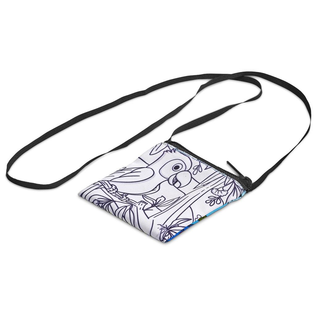 Pre-Production Sample Custom Sani Tuck Money Neck Pouch - School Accessories,Custom Stationery