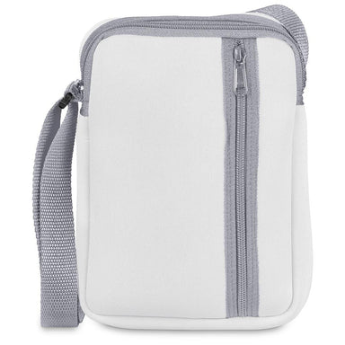 Pre-Production Sample Custom Satara Neoprene Large Cell Phone Pouch GREY - Crossbody and Waist Bags