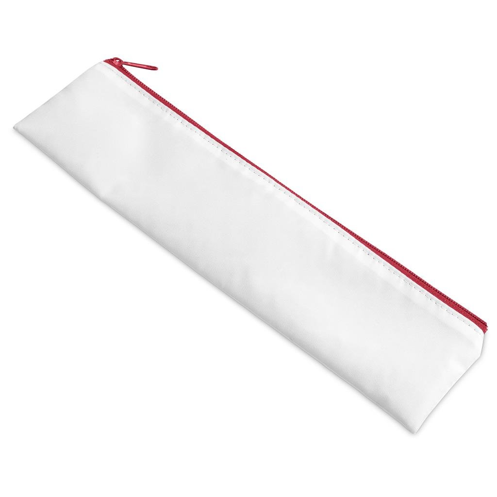 Pre-Production Sample Custom Scrawl Pencil Case RED - Stationery