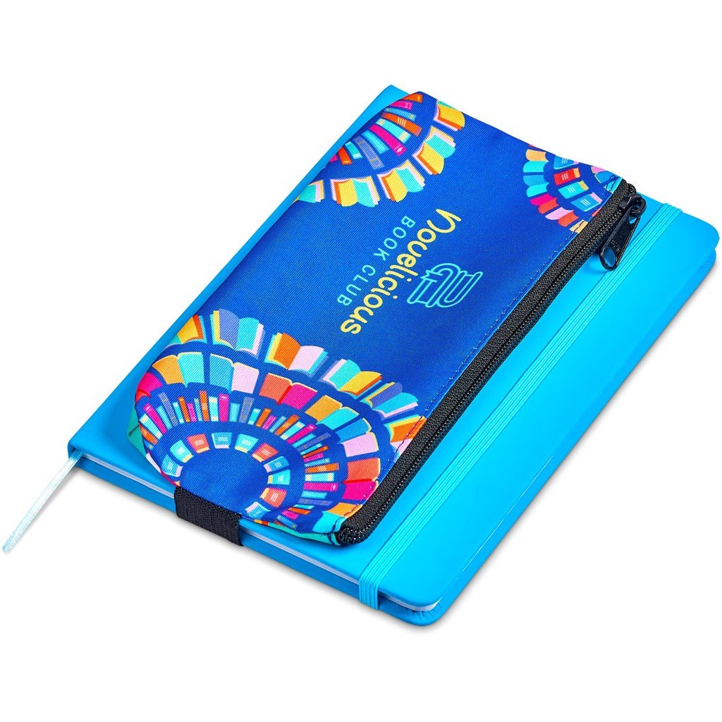 Pre-Production Sample Custom Scribbler Polyester Large Pencil Case To Fit An A5 Notebook - Stationery
