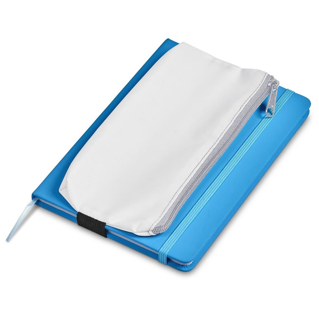 Pre-Production Sample Custom Scribbler Polyester Large Pencil Case To Fit An A5 Notebook - Stationery