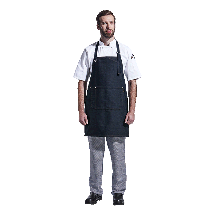 Premium Bib Apron Dark Denim / STD / Regular