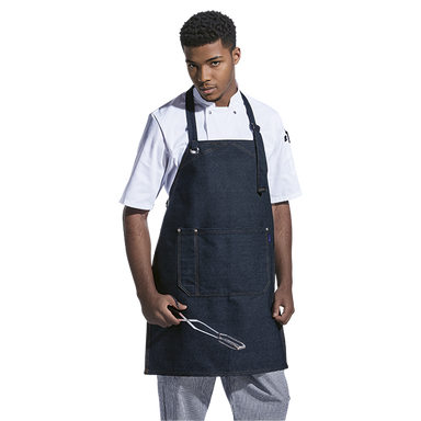 Premium Bib Apron Dark Denim / STD / Regular