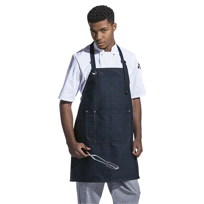 Premium Bib Apron Dark Denim / STD / Regular