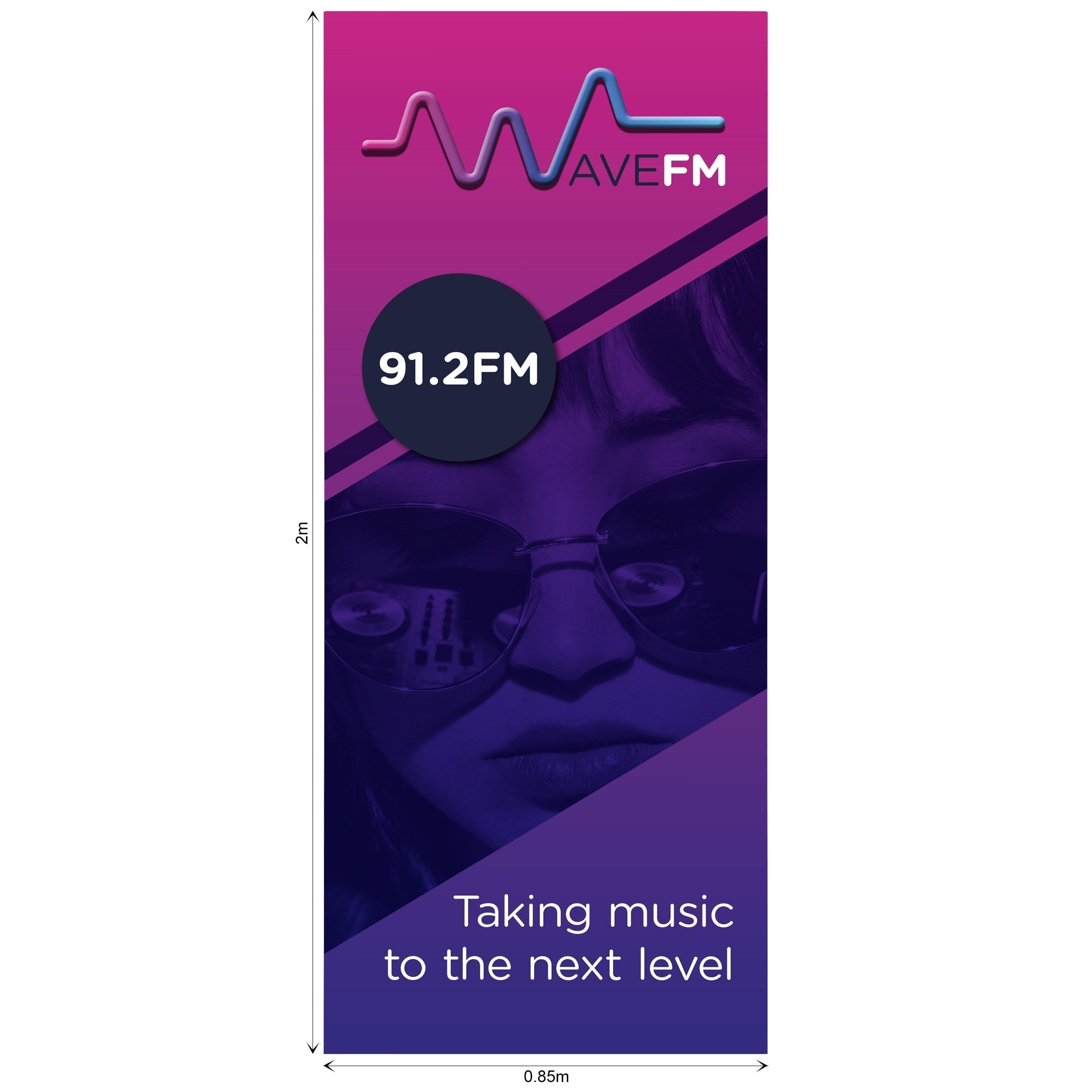 Pull-Up Banner Layflat PVC Skin-