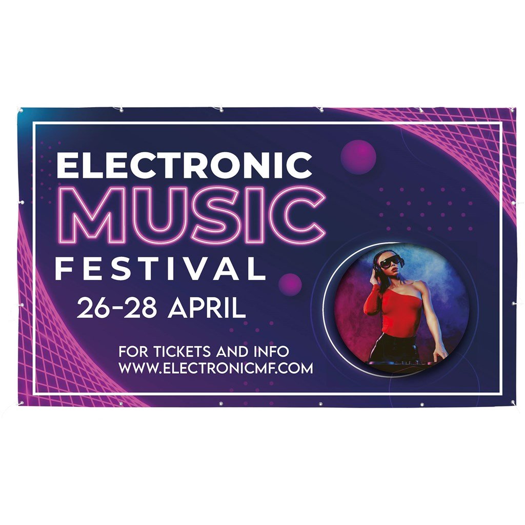 PVC Banner 2.45m x 1.5m - Banners