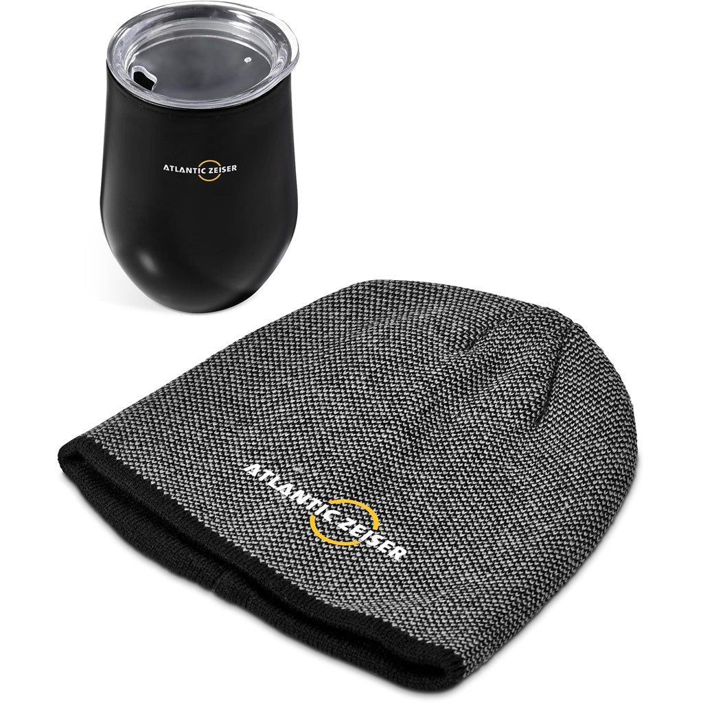 Quebec Winter Gift Set BLACK - Headwear Sets,Winter Sets