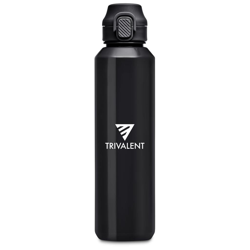 Ramsey Recycled PET Water Bottle - 750ml BLACK - Drinkware,Bottles,Drinkware