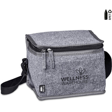 Reitoko Recycled PET Felt 6-Can Cooler GREY - Lunch Coolers,Cooler Bags,Eco-Friendly,Recycled Products,Coolers and Lunchware,Recycled