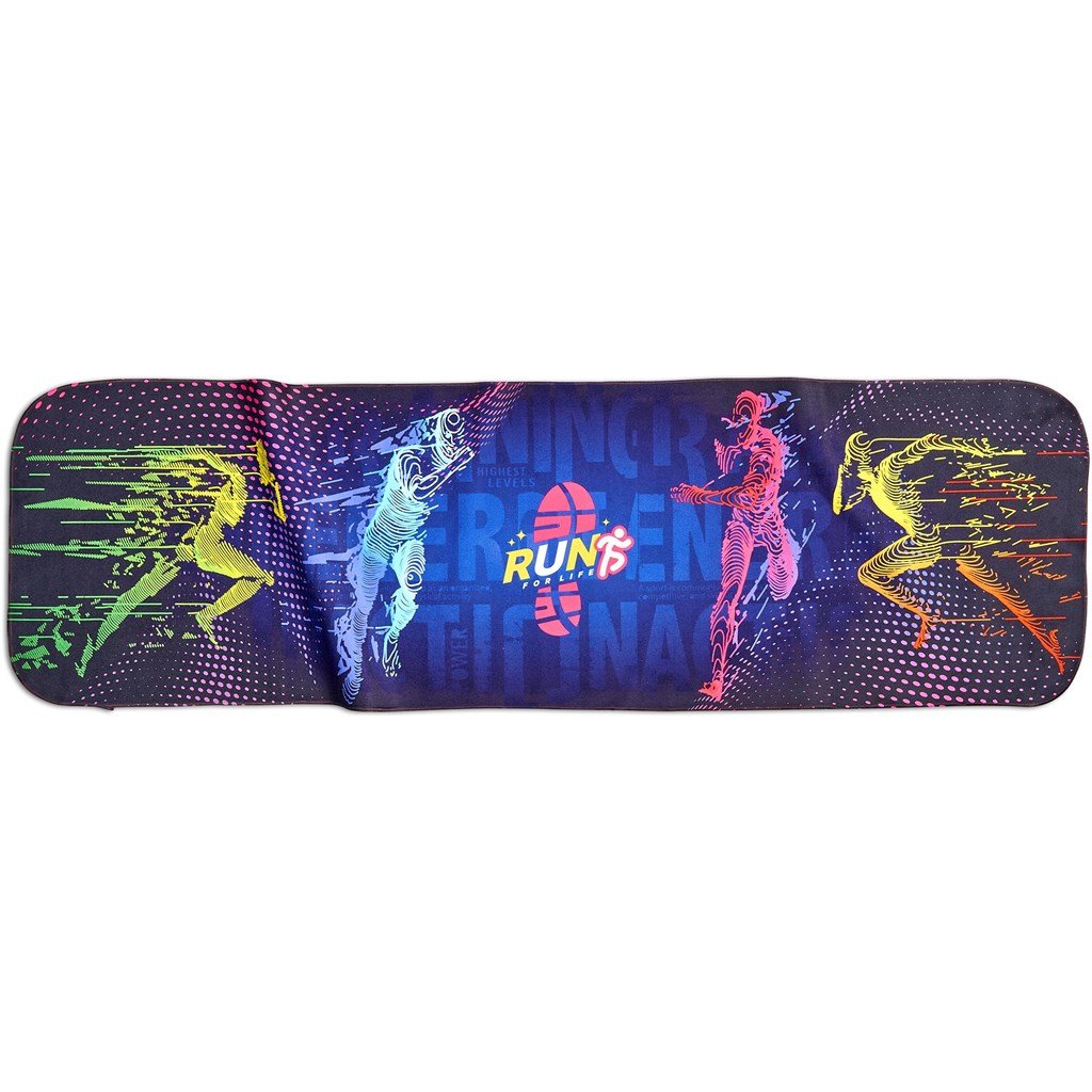 Custom Relay Sports Towel - Single Sided SOLID WHITE - Ideas for Fitness,Custom and School Accessories,Custom Accessories