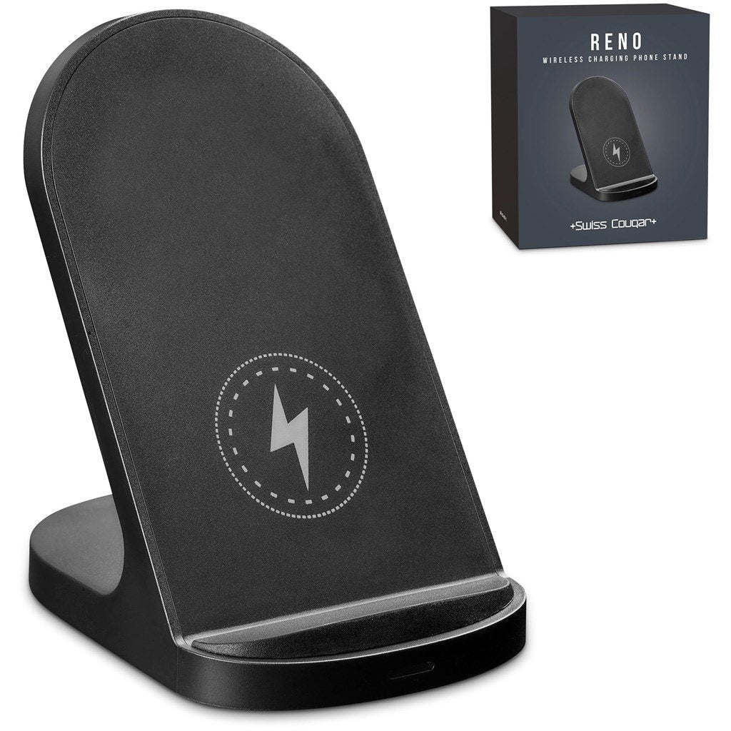 Reno Wireless Charging Phone Stand Black / BL - Mobile Stands