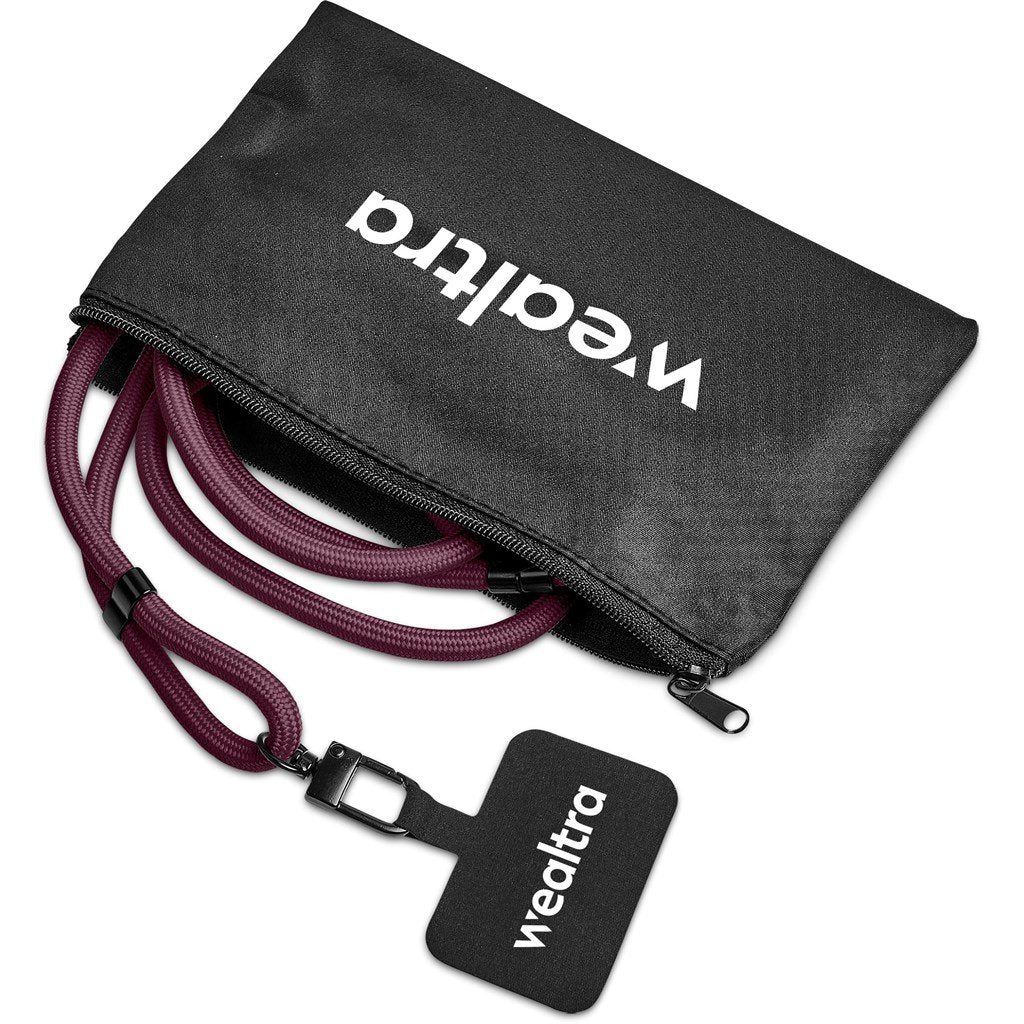 Resort Crossbody Phone Strap in Pouch MAROON - Lanyards,Lanyards