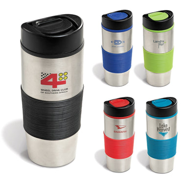 Ridge Double-Wall Tumbler - 450ml-Turquoise-TQ
