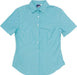 Rita Short Sleeve Blouse - Aqua Only-3XL-Aqua-AQ