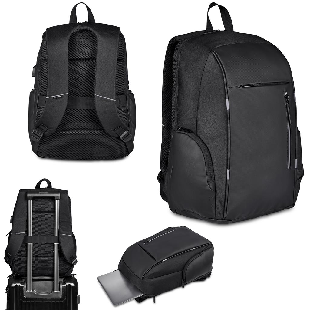 Rivoli Laptop Backpack BLACK - Backpacks,Bags,Ideas for Work,Bags