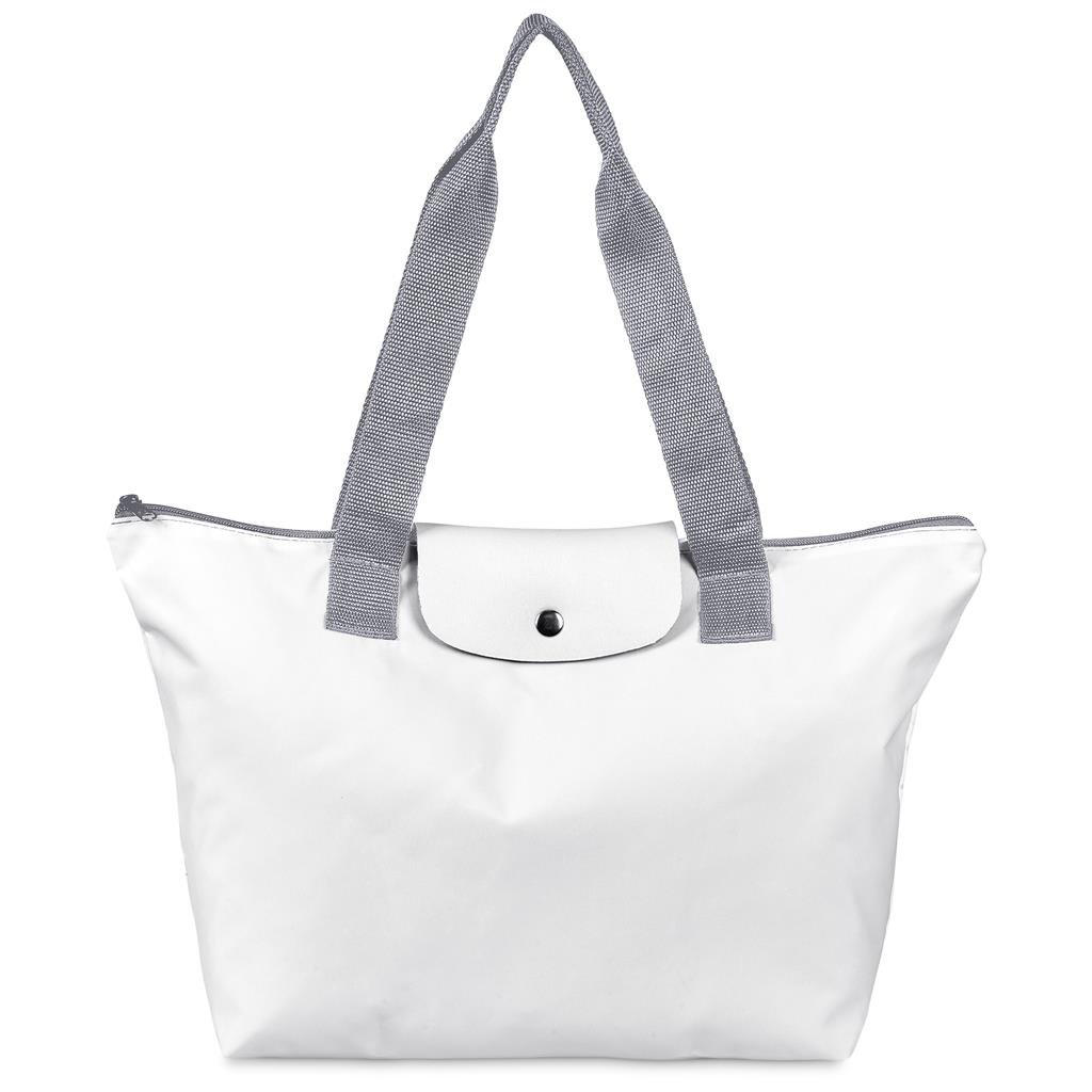 Custom Rosebank Polyester Roll-Up Tote Bag GREY - Shopper and Bags,Custom Bags