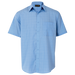 Saddle Stitch Lounge Short Sleeve  Sky Blue/White / 