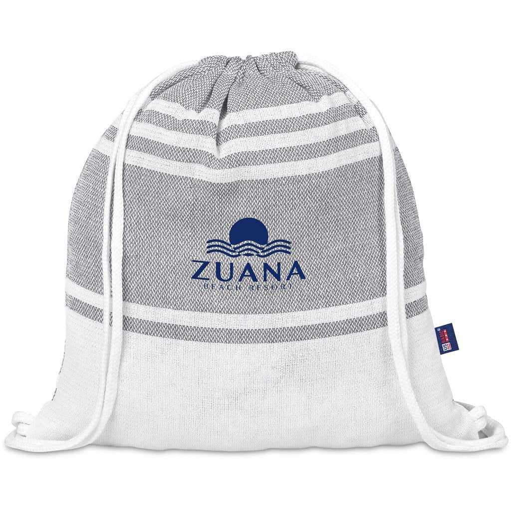 Santa Cruz Cotton-Rich Beach Towel & Drawstring Bag - Beach,Glamorous Ideas,Ideas for Summer,Ideas the Beach,Outdoor and Leisure