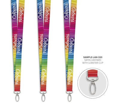 Satin Lanyard With Lobster Clip - Sample-