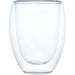 Serendipio Lorenzo Glass Double-Wall Cup - 350ml Transparent/Frosted White / T