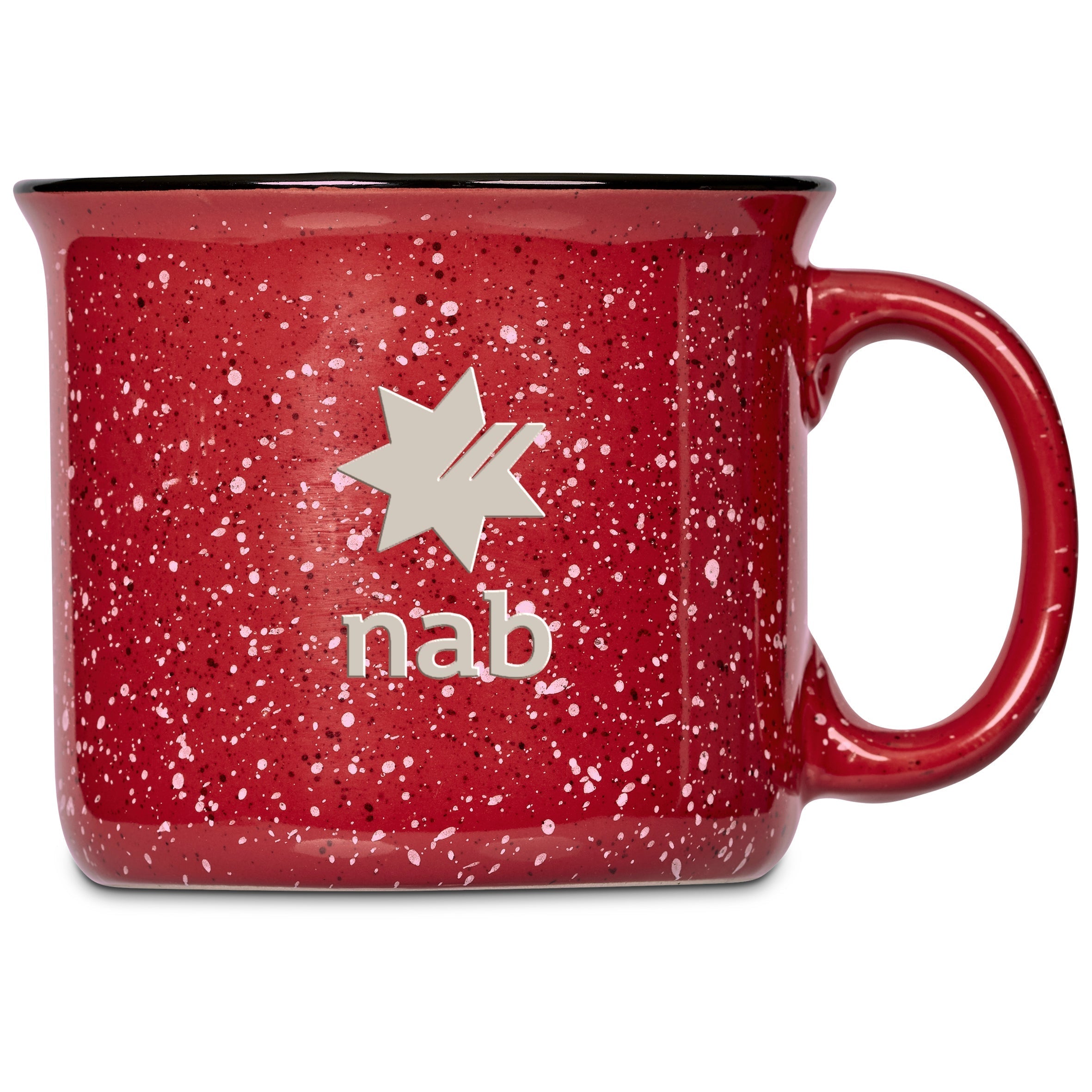 Serendipio Marshall Ceramic Coffee Mug - 400ml Red / R