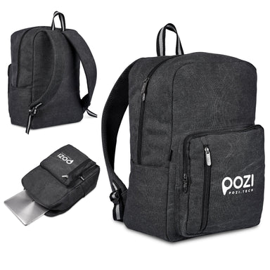 Serendipio Northbridge Canvas Laptop Backpack Black / BL