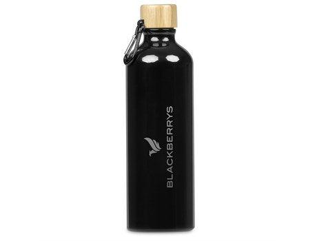 Serendipio Origen Aluminium Water Bottle - 750ml Black / BL - Bottles