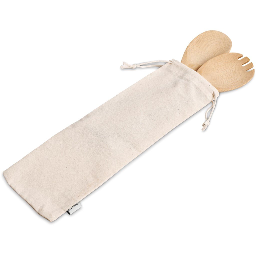 Shinsen Bamboo Salad Servers NATURAL - Kitchen,Bamboo Products,Home and Living