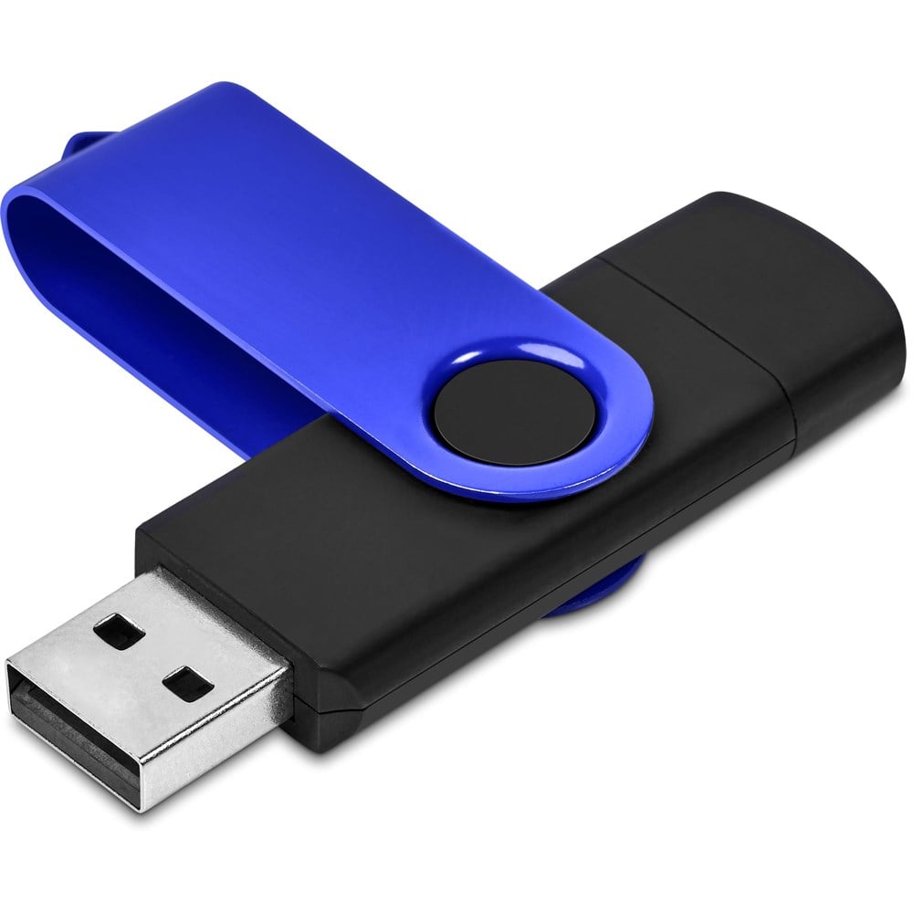 Shuffle Gyro Black Flash Drive – 8GB
