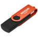 Shuffle Gyro Black Flash Drive – 8GB / Orange / O
