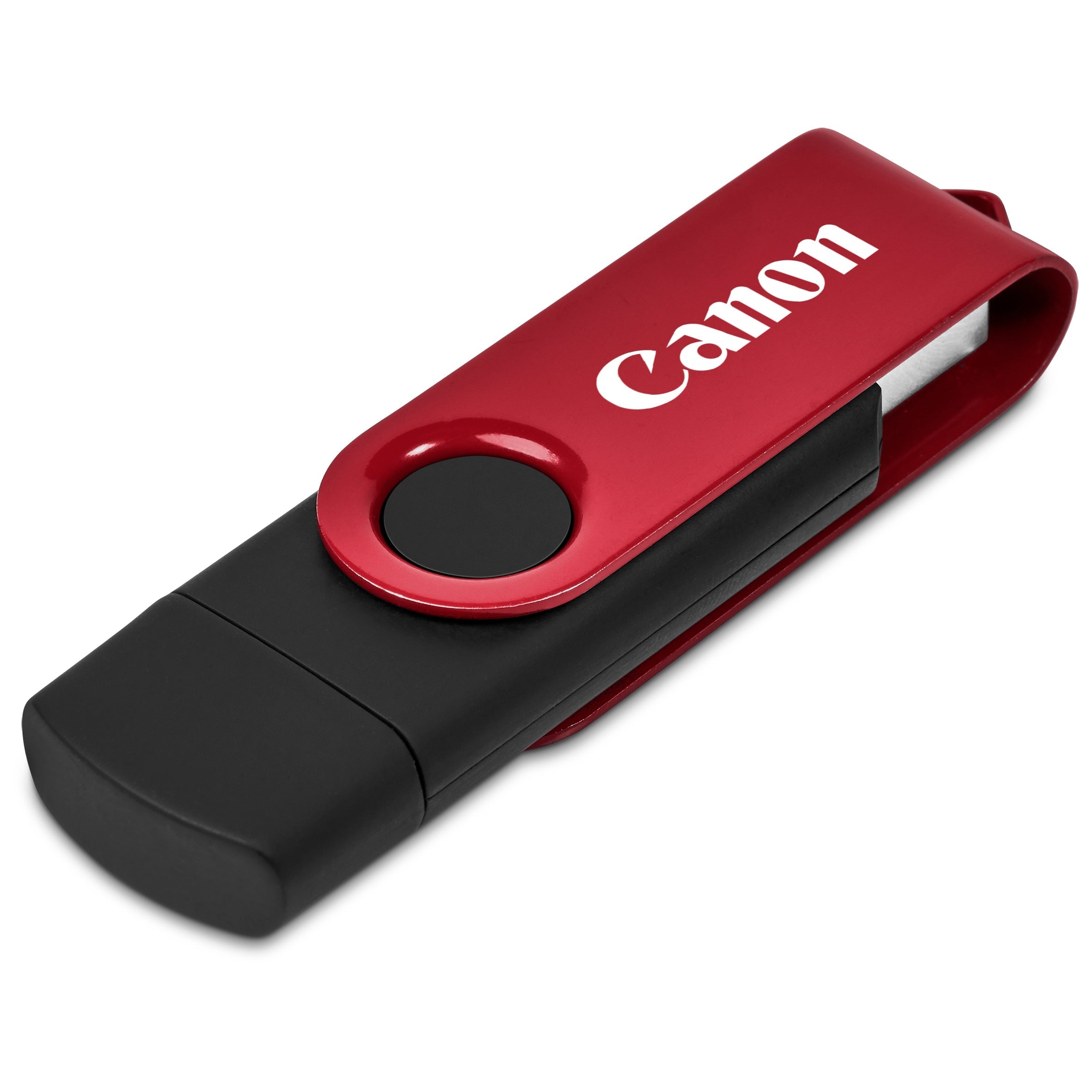 Shuffle Gyro Black Flash Drive – 8GB / Red / R