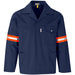 Site Premium Polycotton Jacket - Reflective Arms & Back - Orange Tape