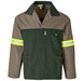 Site Premium Two-Tone Polycotton Jacket - Reflective Arms & Back - Yellow Tape-
