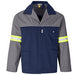 Site Premium Two-Tone Polycotton Jacket - Reflective Arms & Back - Yellow Tape-