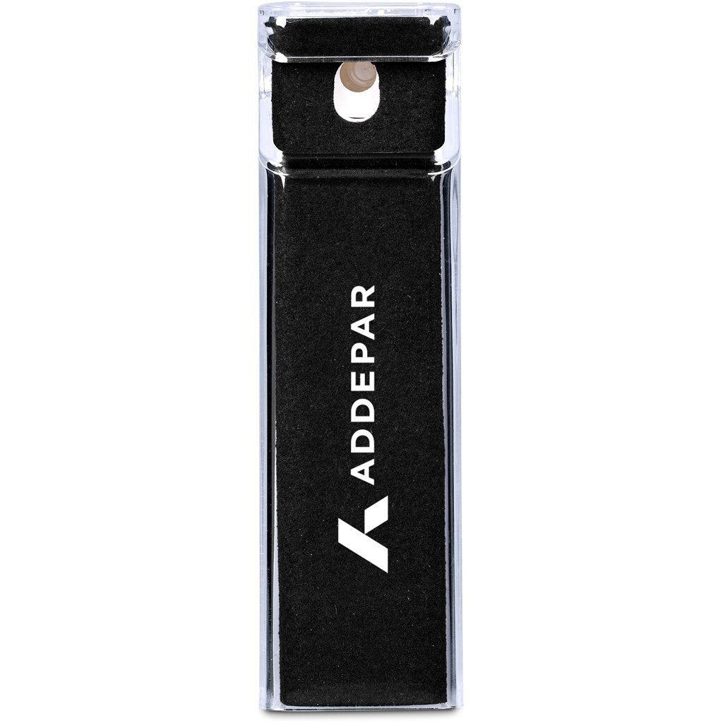 Slick Sanitising Screen Cleaner with Phone Stand BLACK - Promotional Giveaways,Promotional Giveaways