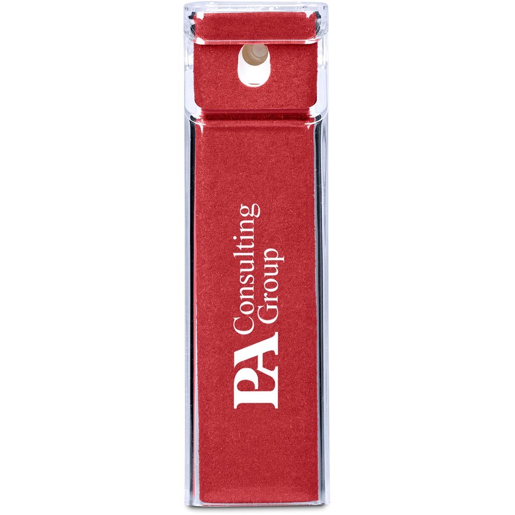 Slick Sanitising Screen Cleaner with Phone Stand RED - Promotional Giveaways,Promotional Giveaways