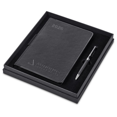 Solidarity A5 2026 Diary & Pen Set BLACK - Diaries 2026,Diaries