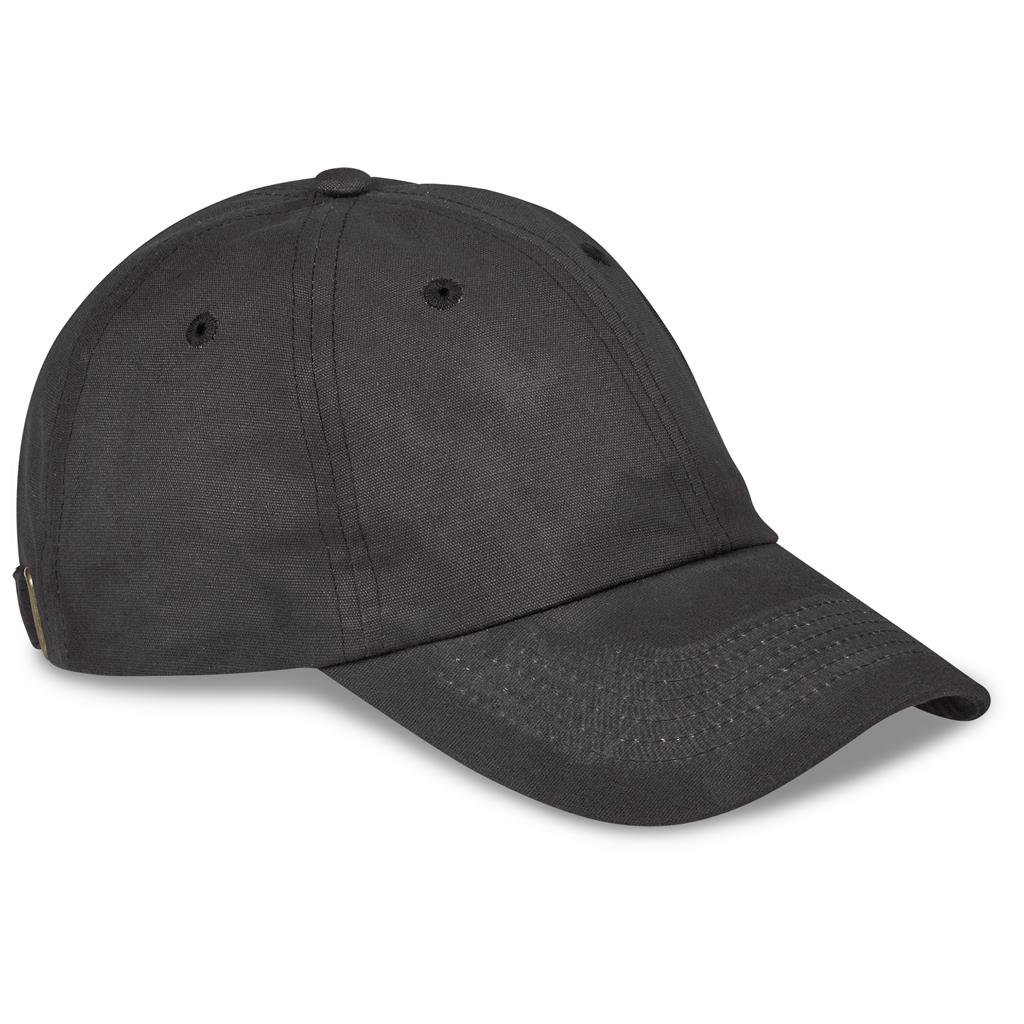 Sondela 6 Panel Oilskin cap CHARCOAL - Caps