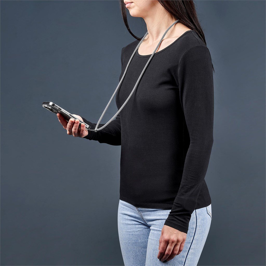 Stilski Crossbody Phone Strap Solid White / SW