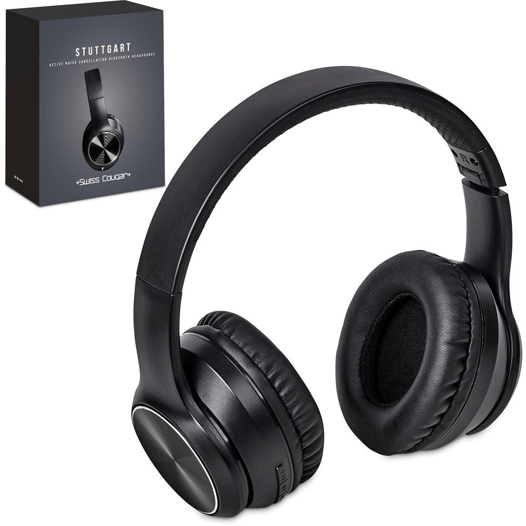 Stuttgart Active Noise-Cancelling Bluetooth Headphones BLACK - Headphones,Technology