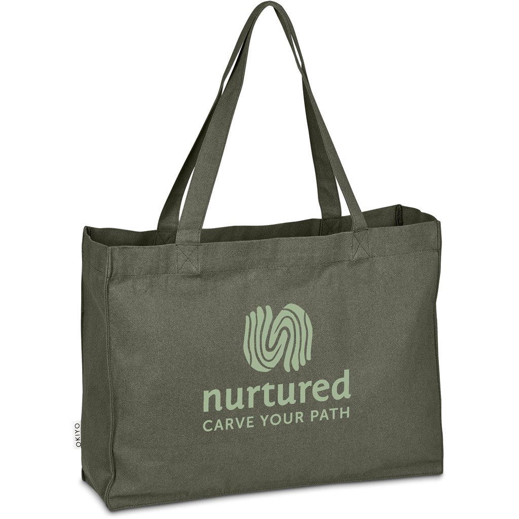 Subarashi Recycled Canvas Tote MILITARY GREEN - Eco-Friendly Bags,Shoppers and Totes,Cotton Products,Bags,Bags,Recycled Bags