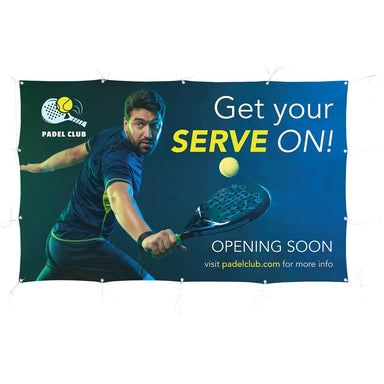 Sublimated Display Fabric Banner 2.45m x 1.5m - Fence Banners