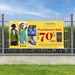 Sublimated Display Fabric Banner 3m x 1.5m - Fence Banners