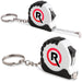 Surveyor Tape Measure Keyholder - 1 Metre Solid White / SW - Keychains