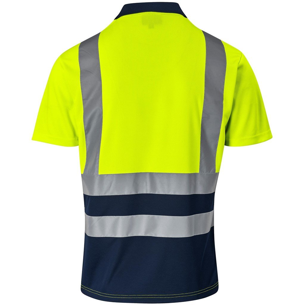 Surveyor Two-Tone Hi-Viz Reflective Golf Shirt - Shirts & Tops