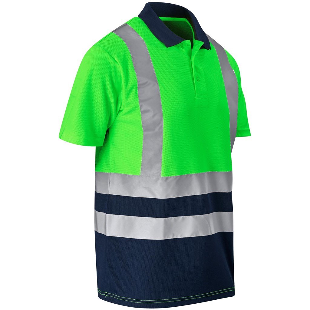 Surveyor Two-Tone Hi-Viz Reflective Golf Shirt - Shirts & Tops