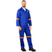 Technician 100% Cotton Conti Suit - Reflective Arms & Legs - Orange Tape