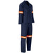 Technician 100% Cotton Conti Suit - Reflective Arms Legs & Back - Orange Tape
